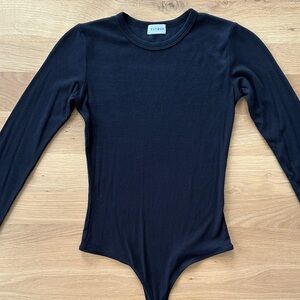 Clique Black Long Sleeve Bodysuit XS